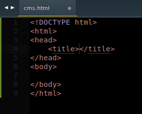 Простой HTML файл